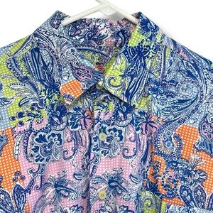 Alan Flusser long sleeve button down shirt